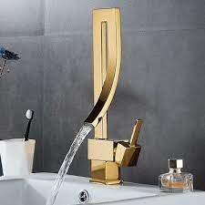 Gold Bathroom Sink Faucets